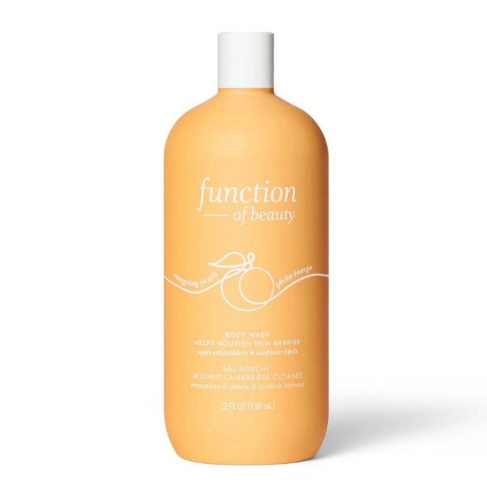 Function of Beauty Body Wash Energizing Peach 22 Fl Oz Dye Paraben Sulfate Free